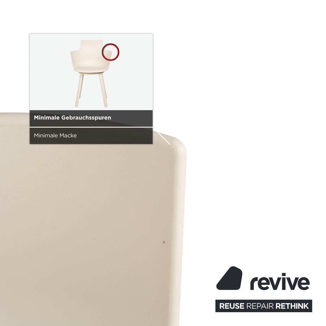 Varier Social Turn Cream Winter White Swivel Chair Beige White by Snøhetta