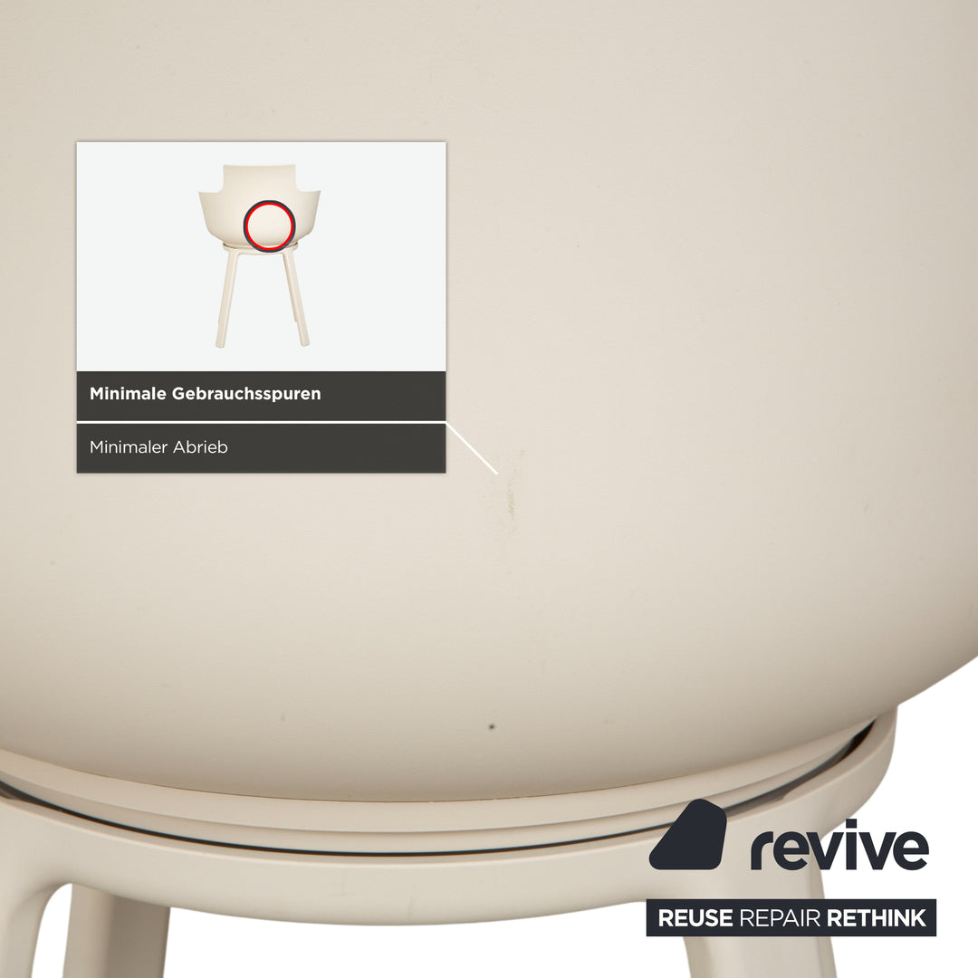 Varier Social Turn Cream Winter White Swivel Chair Beige White by Snøhetta