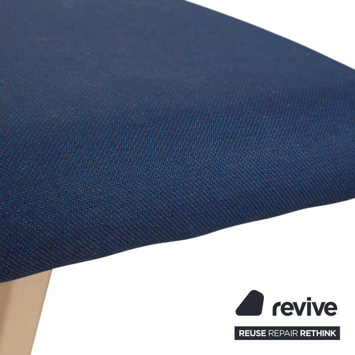 Varier Variable Kneeling Chair Set Wood Ash Stool Natural Fabric Yellow Blue