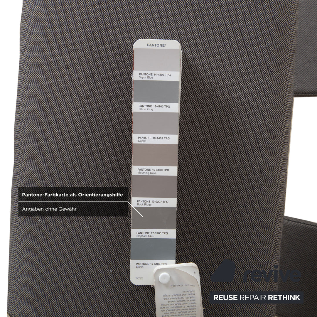 Varier Variable Chaise ergonomique agenouilloir Bois Frêne Naturel Tissu Gris (Revive 164)