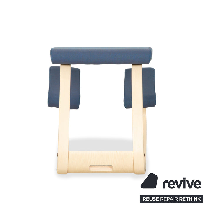 Varier Variable Stoff 2x Sessel Stuhl Grün Blau Kniestuhl