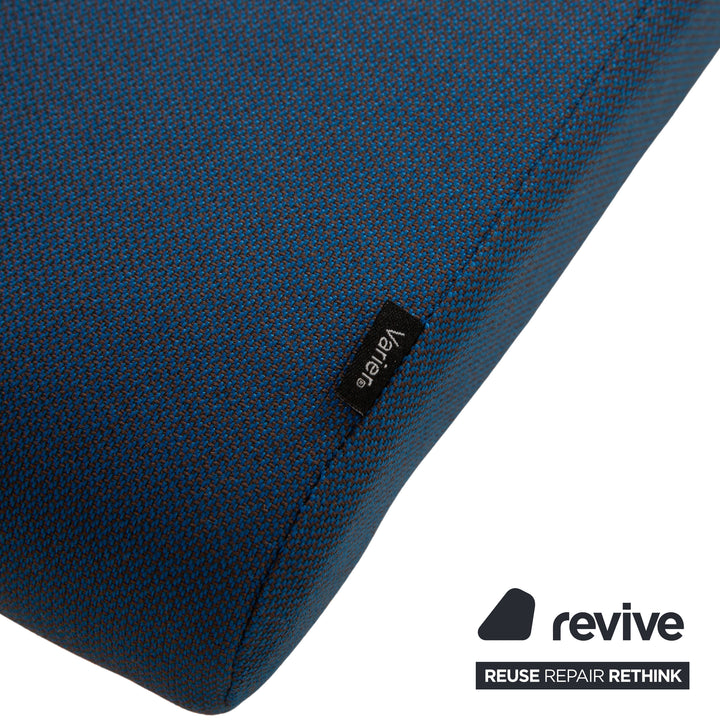 Varier Variable Stoff Sessel Stuhl Hocker Blau Kniestuhl