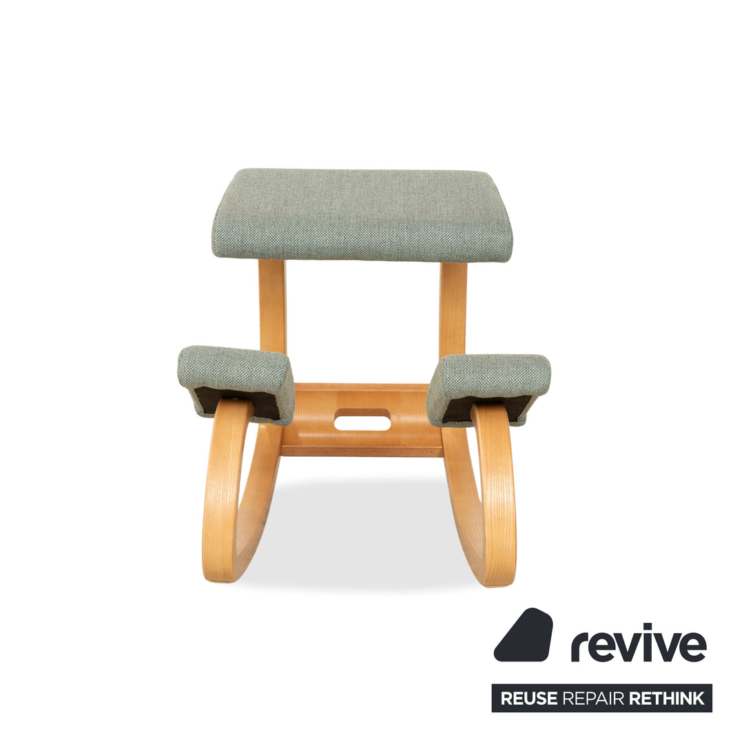 Varier Variable Fabric Armchair Chair Green Kneeling Chair