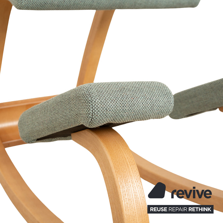 Varier Variable Fabric Armchair Chair Green Kneeling Chair