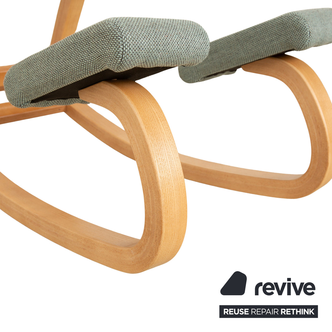 Varier Variable Fabric Armchair Chair Green Kneeling Chair