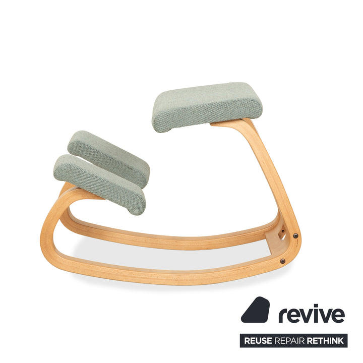 Varier Variable Fabric Armchair Chair Green Kneeling Chair