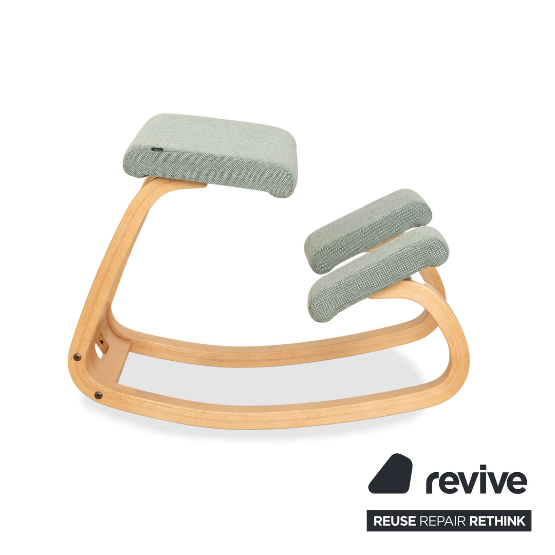 Varier Variable Fabric Armchair Chair Green Kneeling Chair