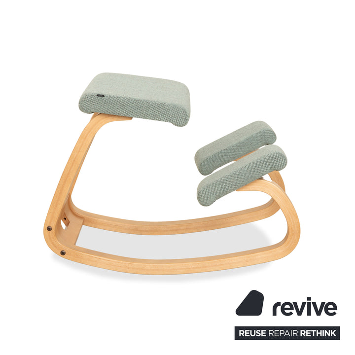 Varier Variable Fabric Armchair Chair Green Kneeling Chair