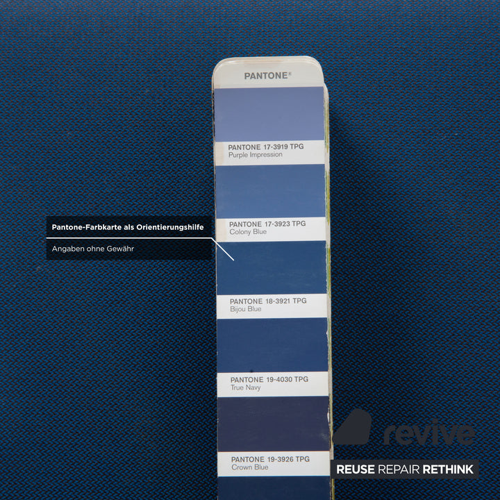 Varier Variable Stoff Sessel Stuhl Hocker Blau Grau Holz Esche Filz Hellbraun Kniestuhl