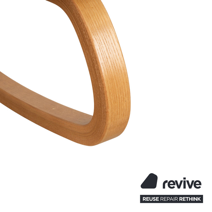 Varier Variable Stoff Sessel Stuhl Hocker Grau Holz Braun Filz Kniestuhl