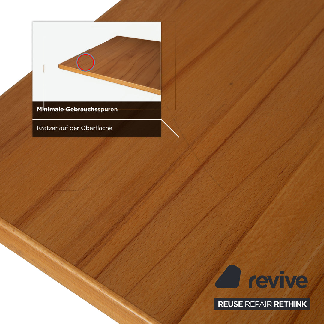 Venjakob wooden dining table, brown, extendable function