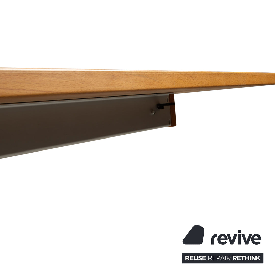 Venjakob wooden dining table, brown, extendable function