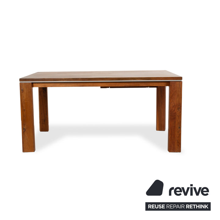 Venjakob table à manger en bois noyer marron salle à manger 160-220 x 75 x 90cm