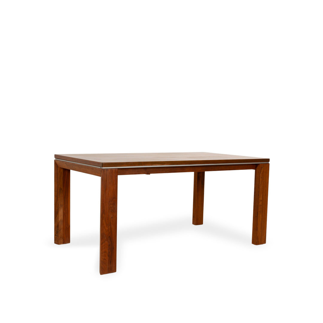 Venjakob table à manger en bois noyer marron salle à manger 160-220 x 75 x 90cm