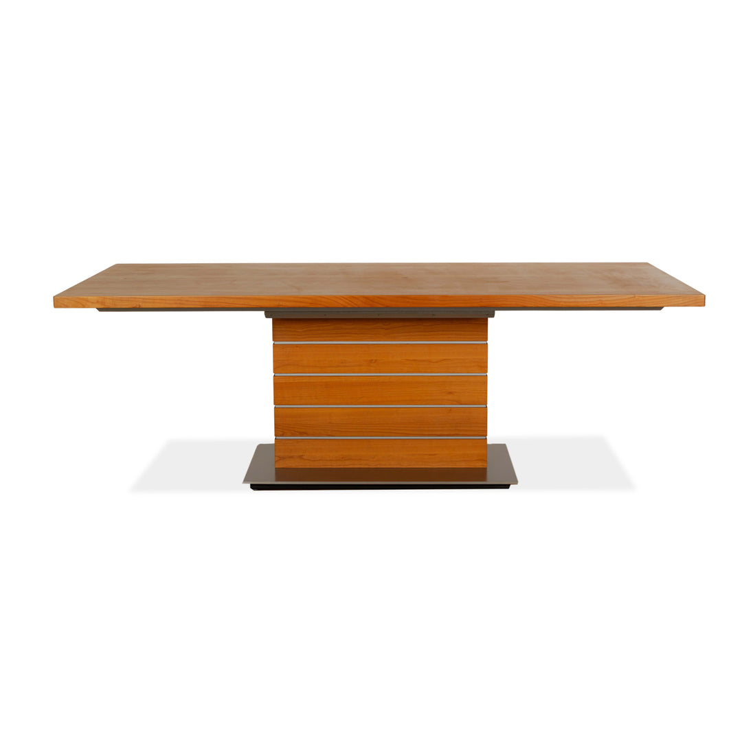 Venjakob wooden dining table brown 220 x 100 cm