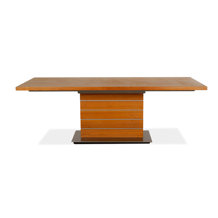 Venjakob wooden dining table brown 220 x 100 cm