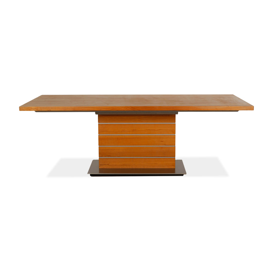 Venjakob wooden dining table brown 220 x 100 cm