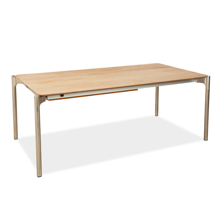 Venjakob table à manger en bois Colorado noyer huilé fonction extensible 198/298 x 76 x 106