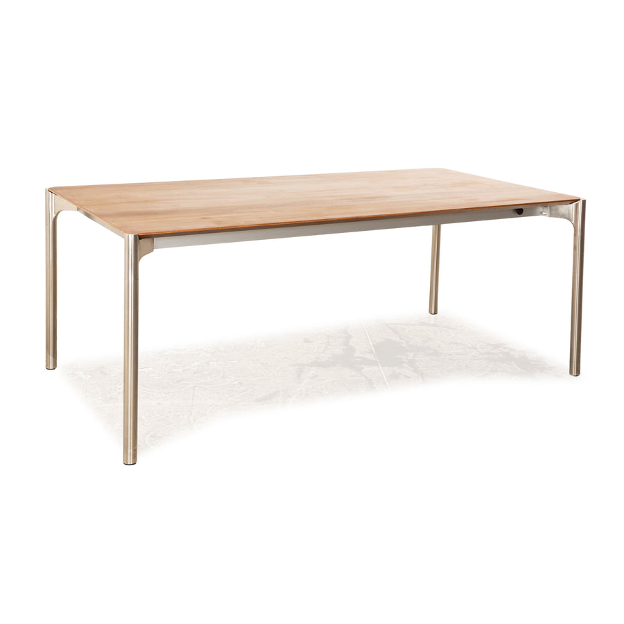 Venjakob table à manger en bois Colorado noyer huilé fonction extensible 198/298 x 76 x 106