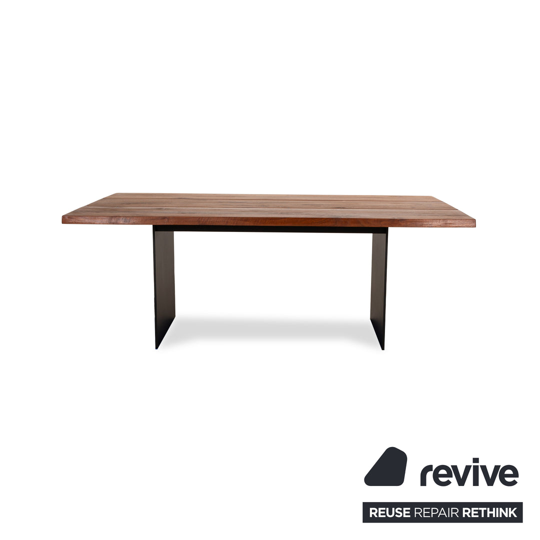 Venjakob Wooden Dining Table Dining Room Brown 200 x 74 x 109