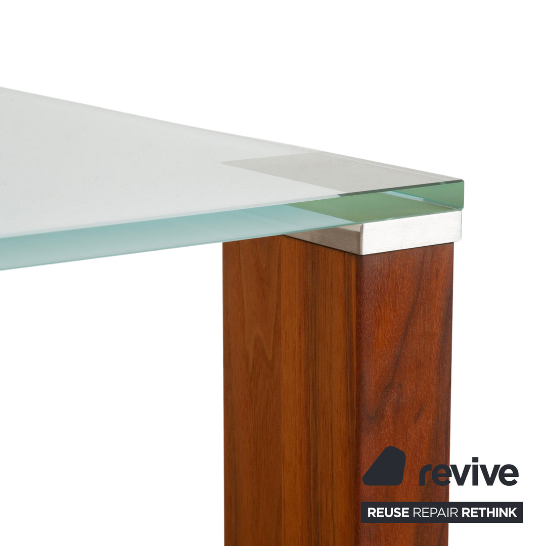 Venjakob Let's Go Glas Esstisch Braun Holz