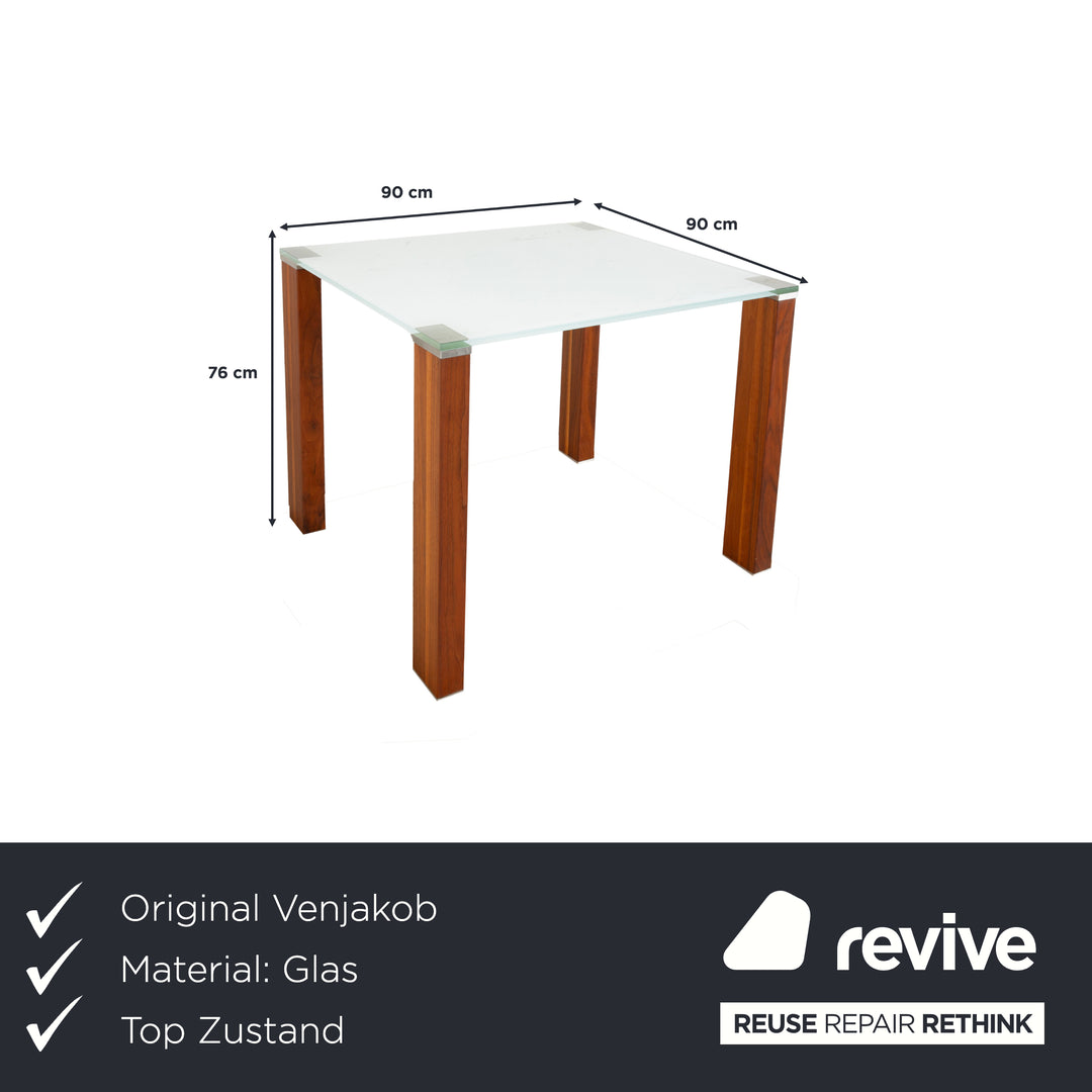Venjakob Let's Go Glas Esstisch Braun Holz