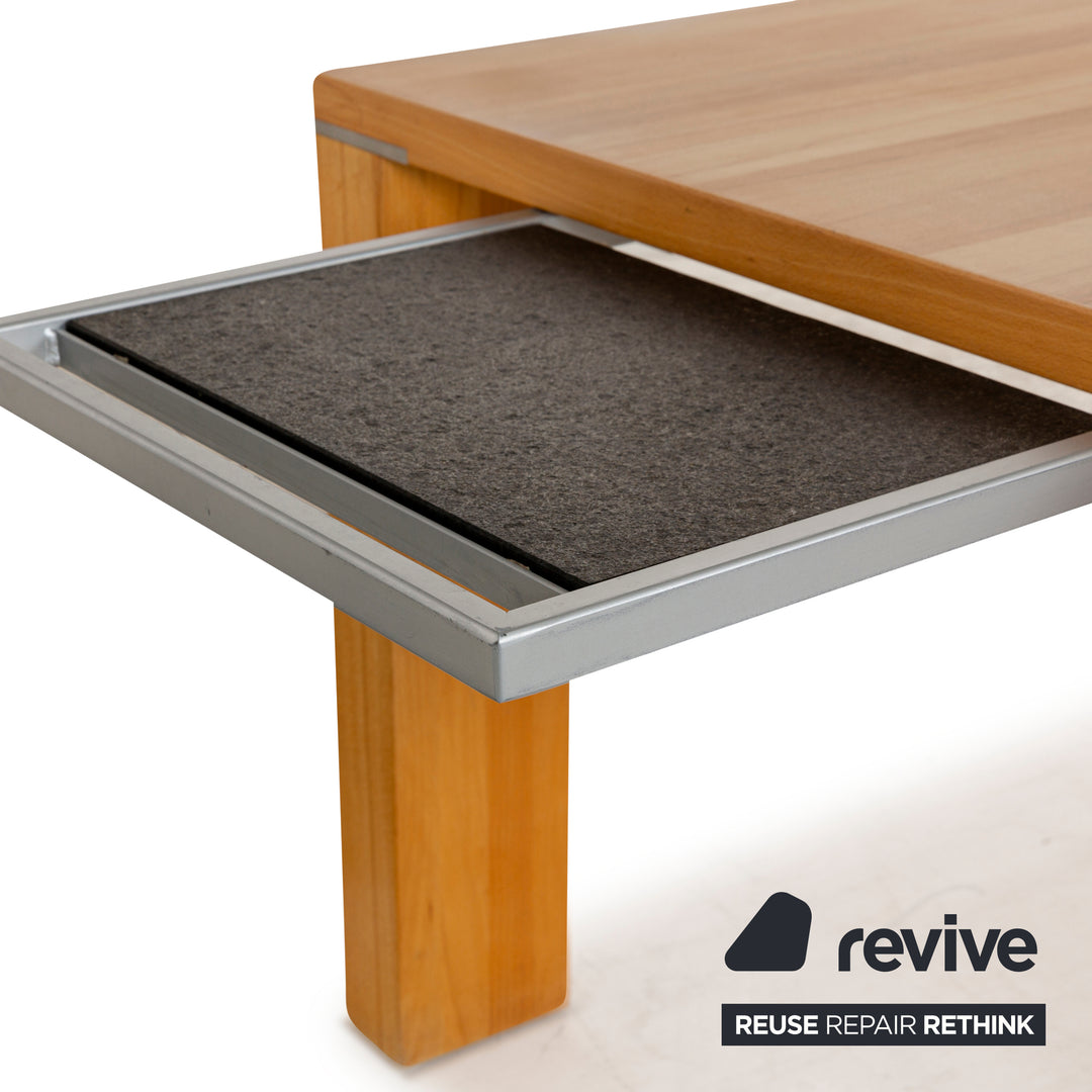 Venjakob Multiflex Wooden Dining Table Brown Manual Function
