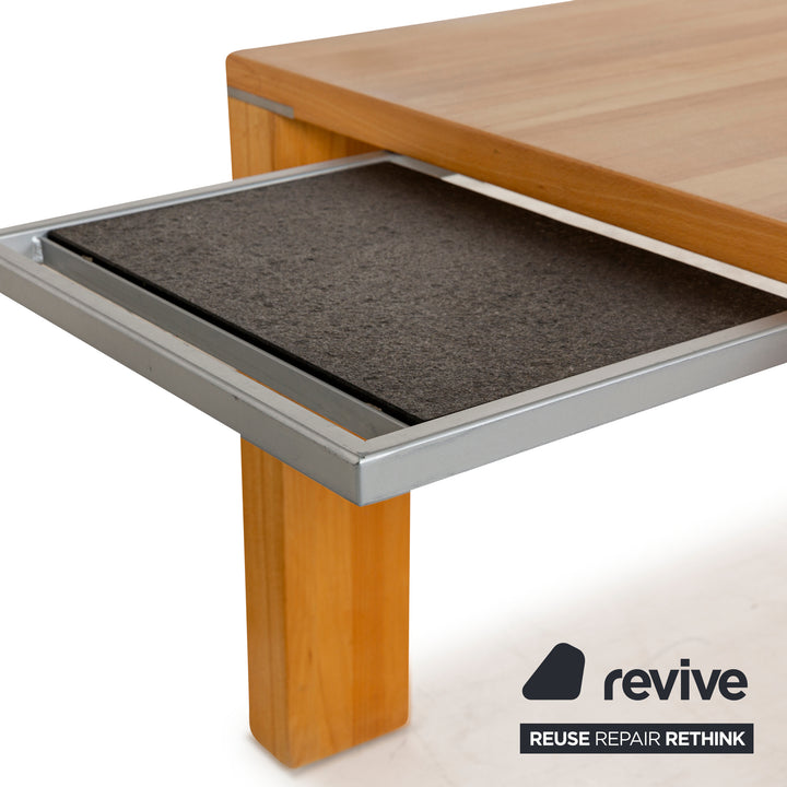 Venjakob Multiflex Wooden Dining Table Brown Manual Function