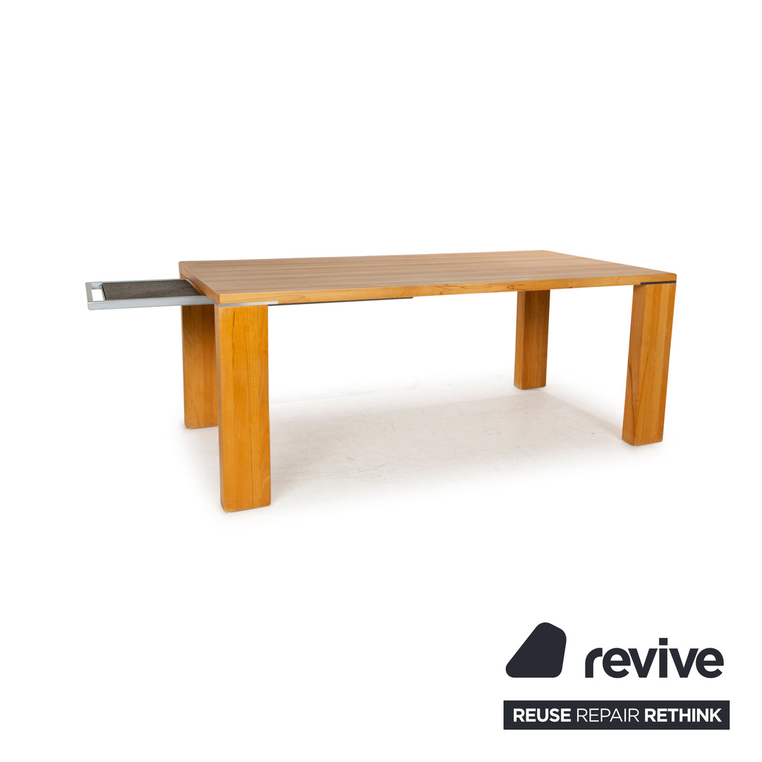 Venjakob Multiflex Wooden Dining Table Brown Manual Function