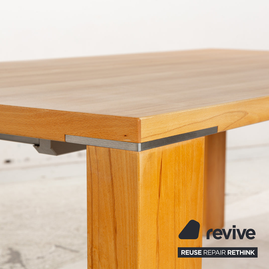 Venjakob Multiflex Wooden Dining Table Brown Manual Function