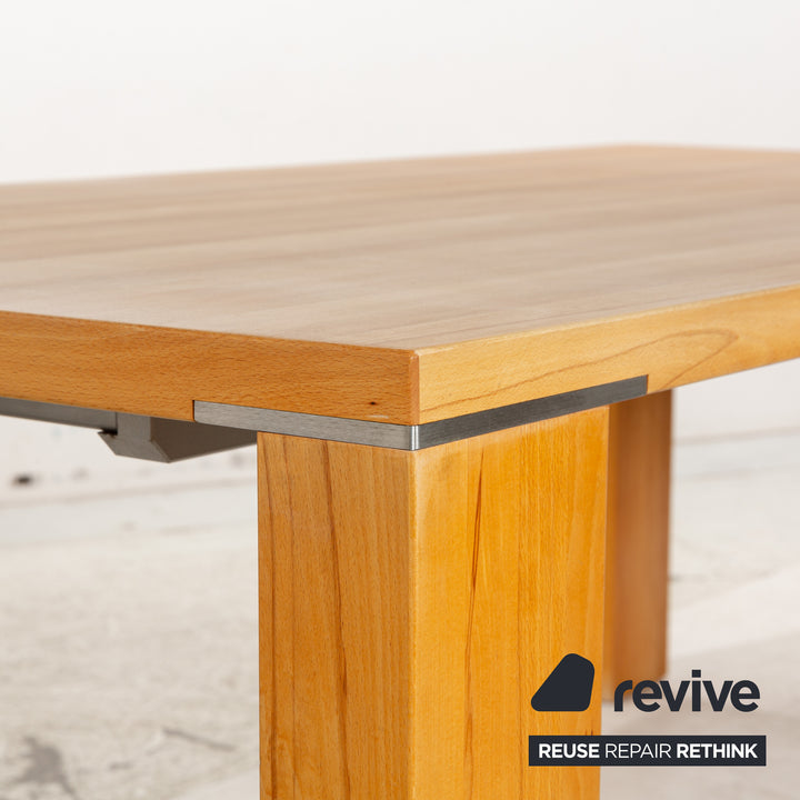 Venjakob Multiflex Wooden Dining Table Brown Manual Function