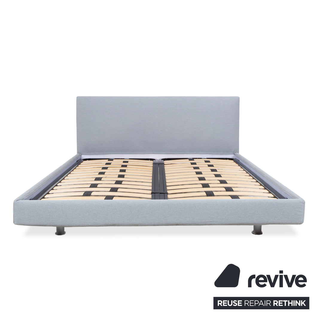 Ventura Yoko New Stoff Bett Grau Blau