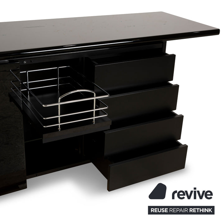 Verardo wooden sideboard black