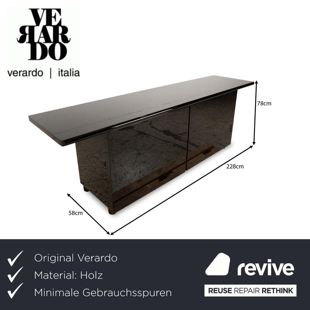 Verardo wooden sideboard black