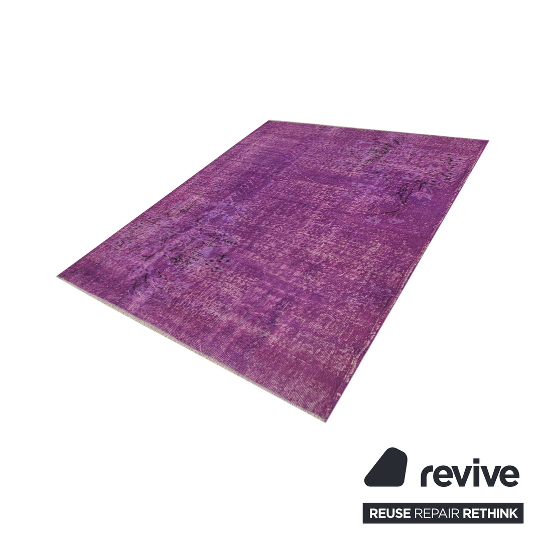Vintage Carpets Purple 198cm x 118cm rug VC12646
