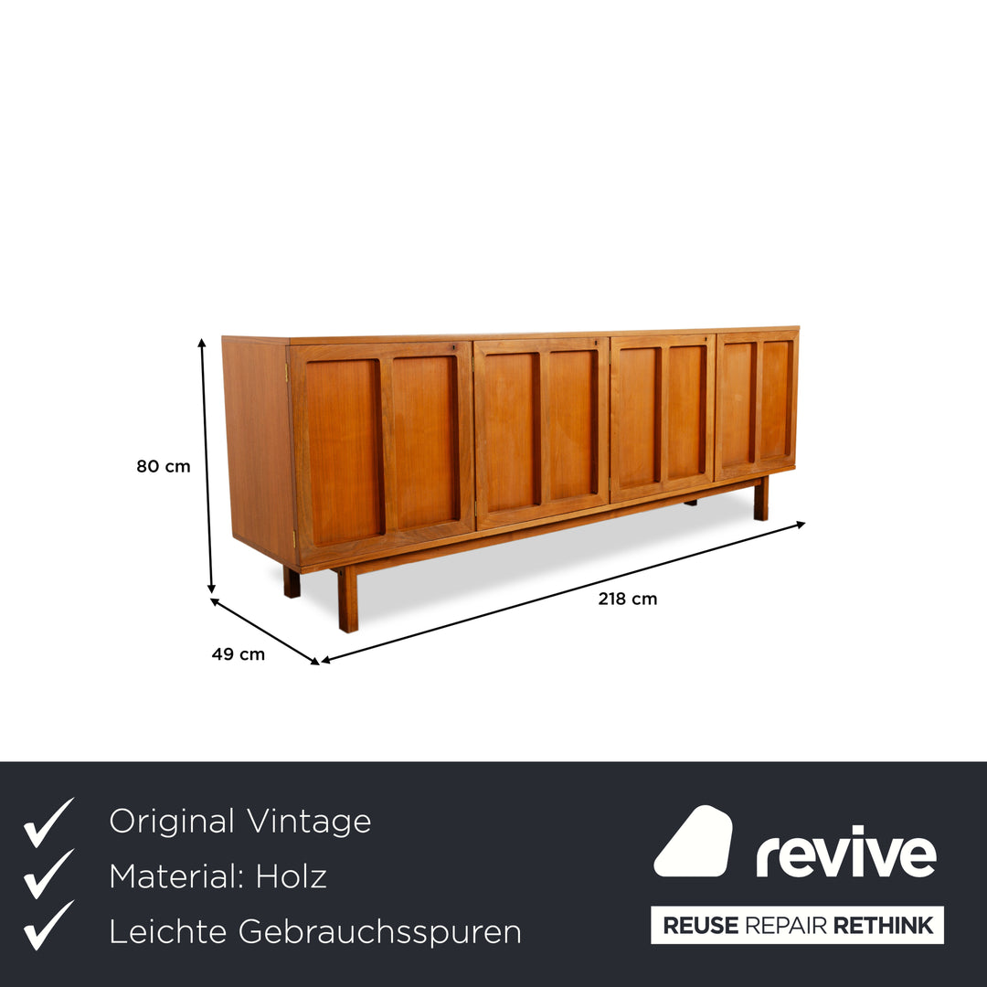 Vintage Holz Sideboard Braun by Karl-Erik Ekselius