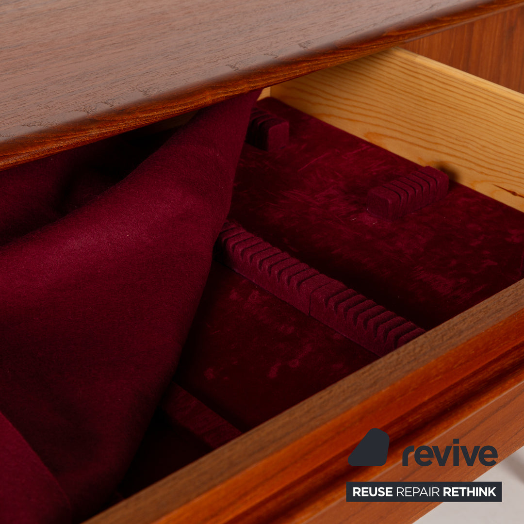 Vintage Holz Sideboard Braun Mid Century