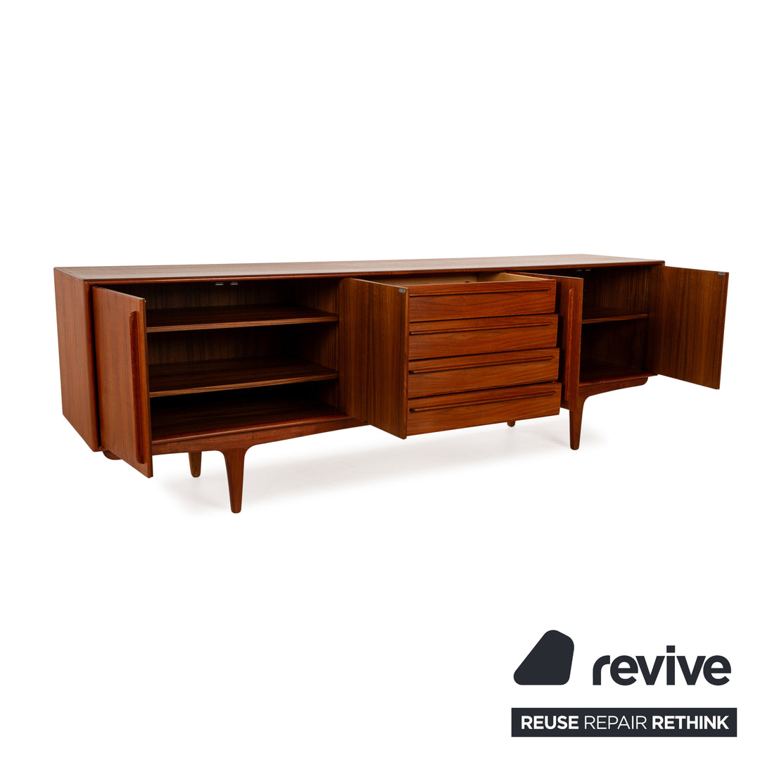 Vintage Holz Sideboard Braun Mid Century
