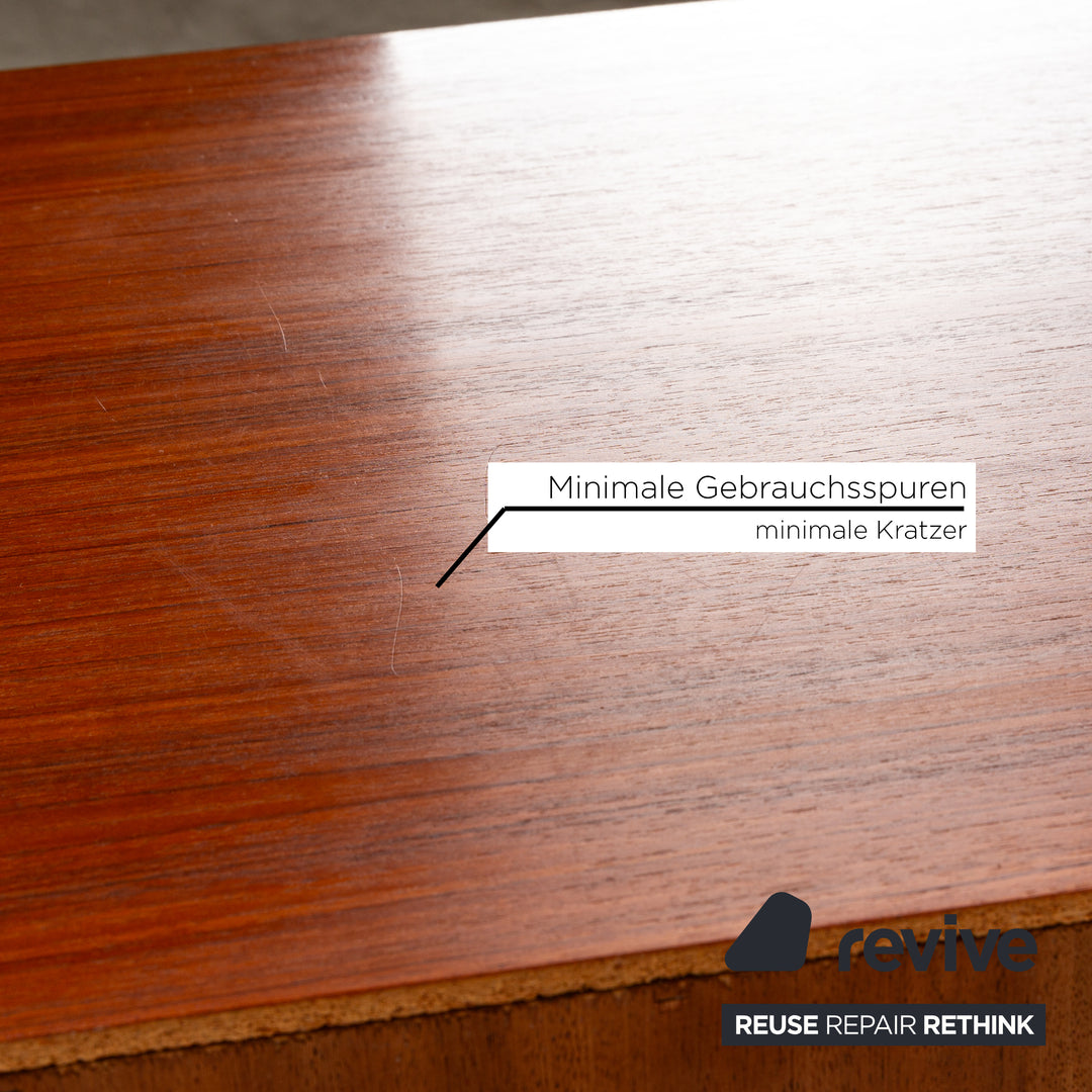 Vintage Holz Sideboard Braun Mid Century