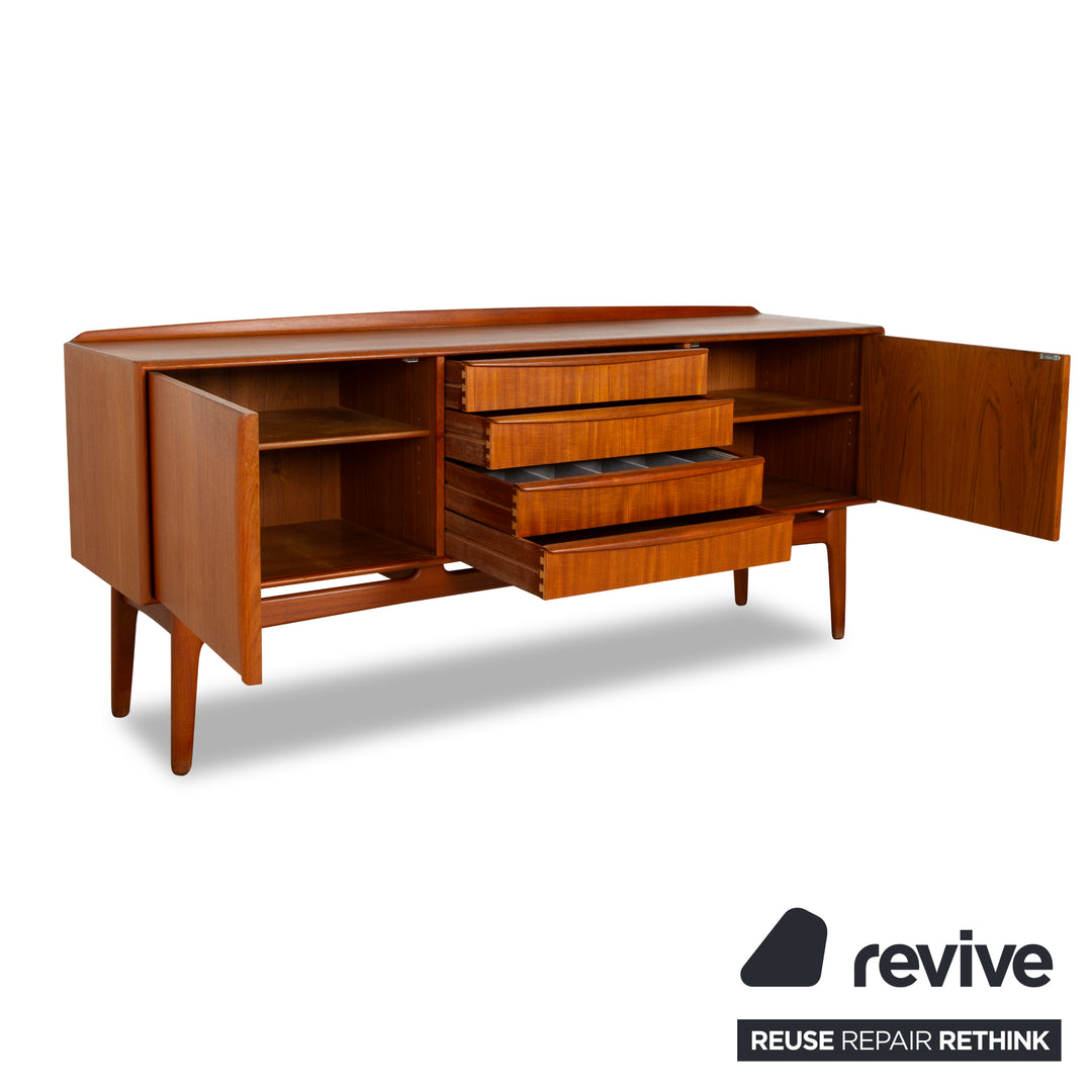 Vintage Holz Sideboard Braun Mid Century Schubladen