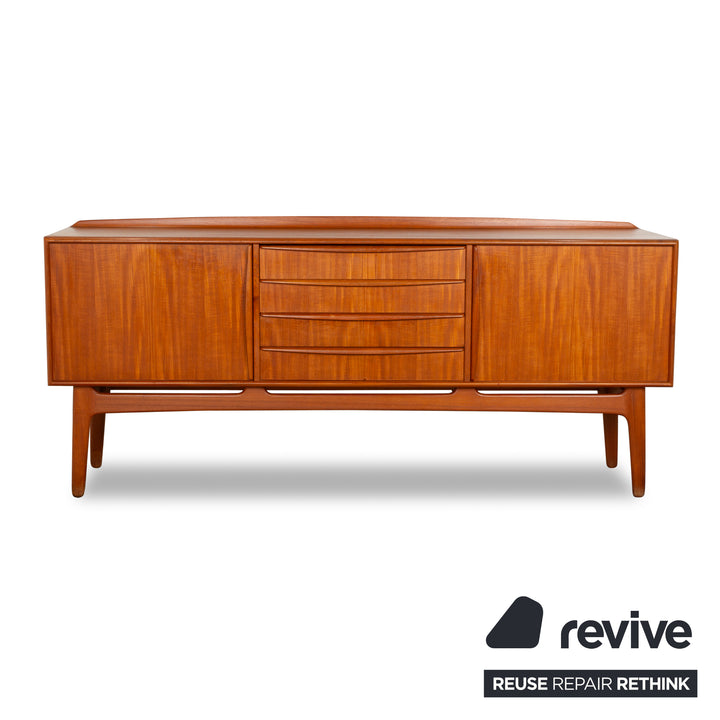 Vintage Holz Sideboard Braun Mid Century Schubladen