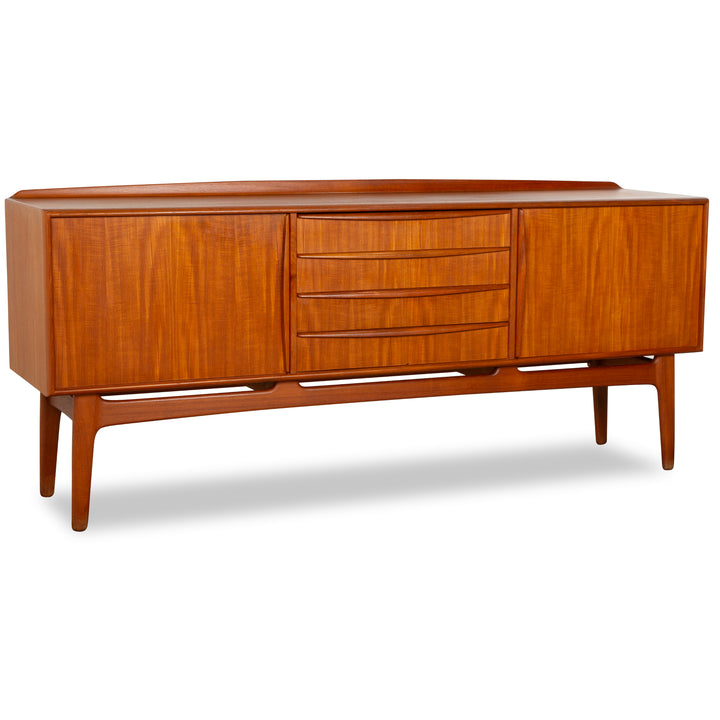 Vintage Holz Sideboard Braun Mid Century Schubladen
