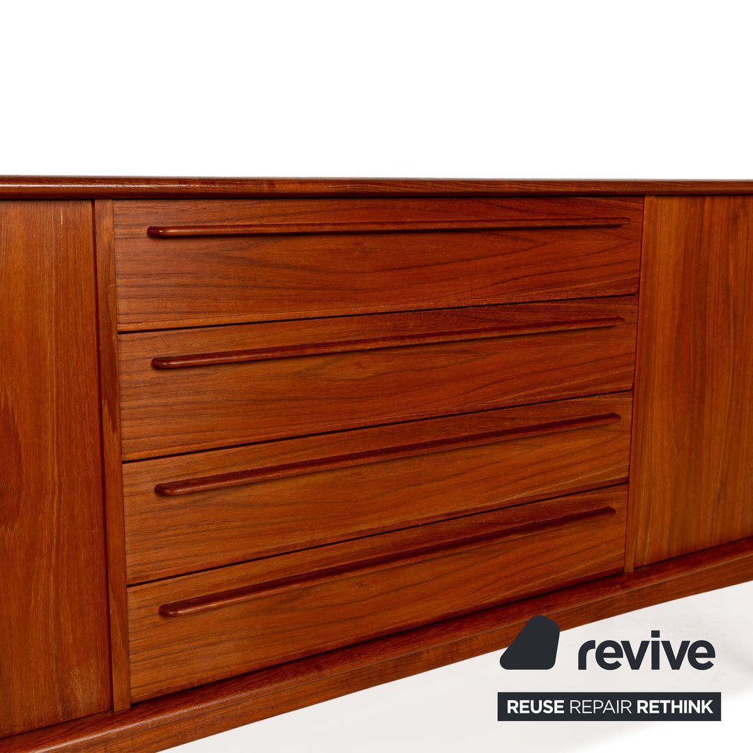 Vintage Holz Sideboard Braun Mid Century