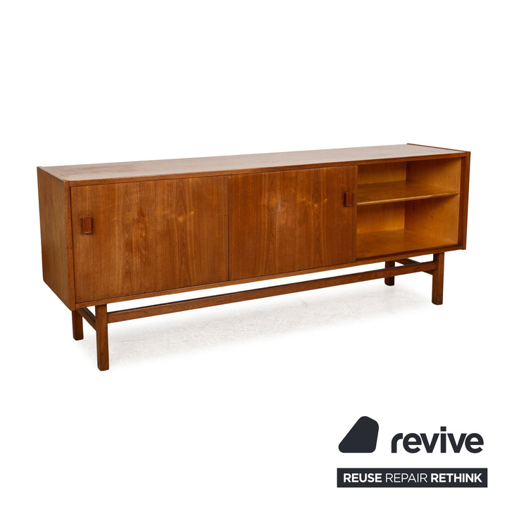 Buffet vintage en bois teck marron par Nils Jonsson