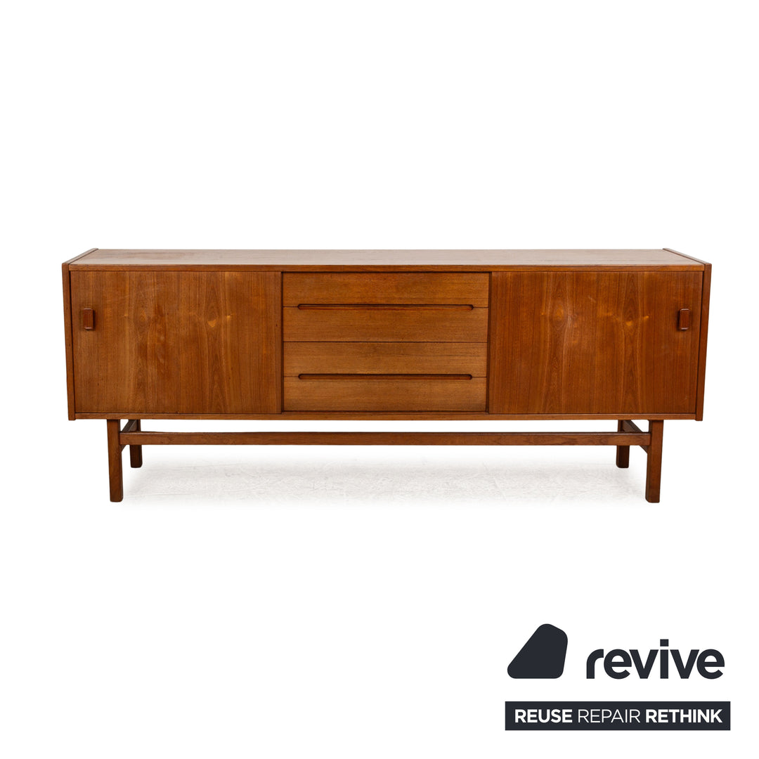 Buffet vintage en bois teck marron par Nils Jonsson