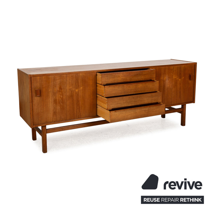 Buffet vintage en bois teck marron par Nils Jonsson