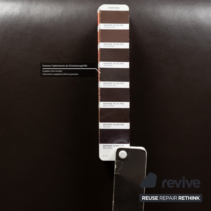 Violetta leather armchair brown manual function relaxation function