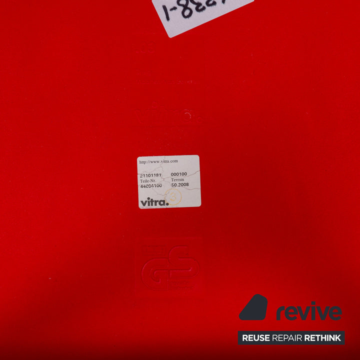 Vitra .03 plastic chair red