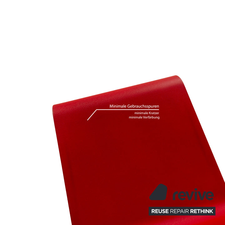 Vitra .03 plastic chair red