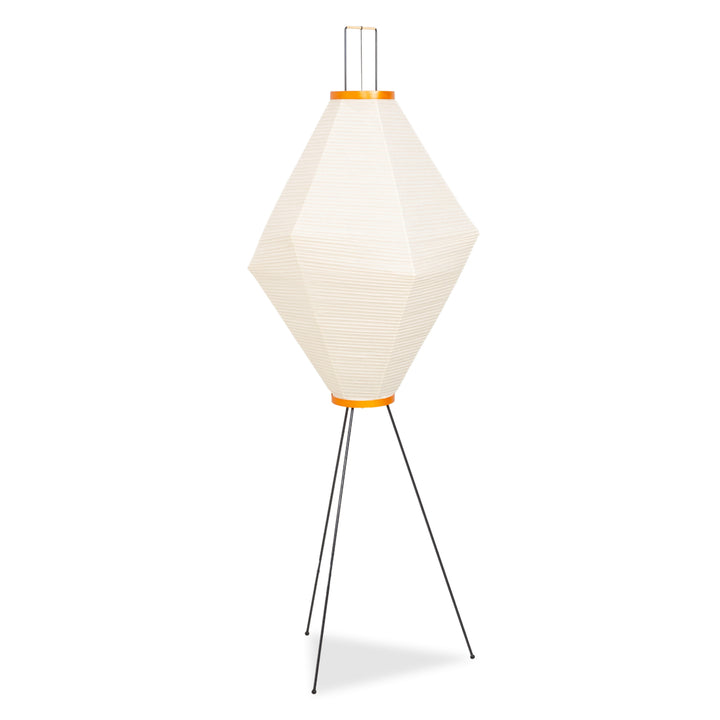 Vitra Akari Metall Lampe Creme Schwarz Stehlampe Papier